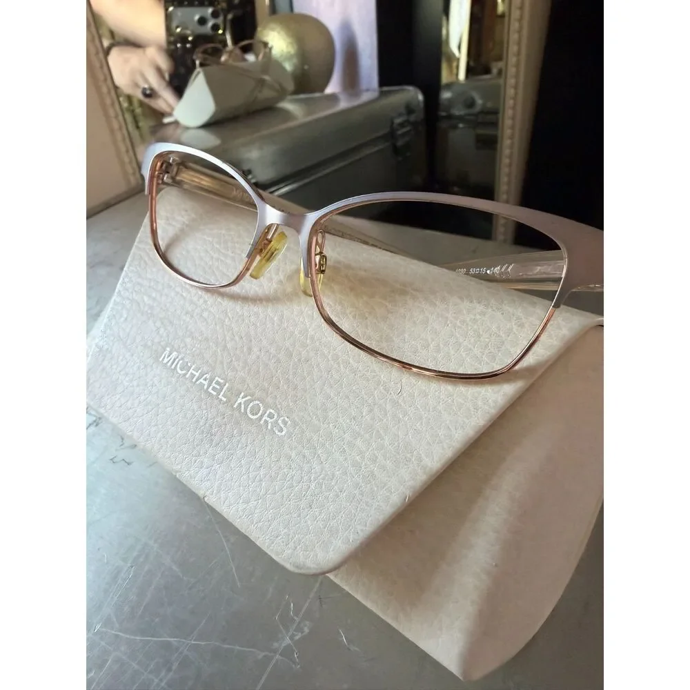 Michael Kors Rose Gold Metal Women's Eyeglass Frames